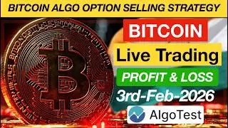 Crypto Options Selling Strategy for Monthly Income | Bitcoin Trading Full Day P&L Report