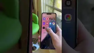Folding iPhone Concept #shorts #apple #iphone #ios #android #samsung #flip #tech #galaxy #smartphone