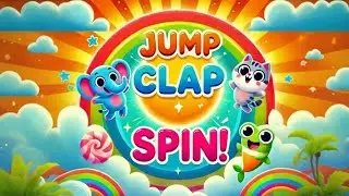 🎶 Jump, Clap, Spin! | Fun and Energetic Kids Song 🎶