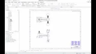 Lesson 12 pt5 Assembly drawing Balloons, BOM PTC Creo Parametric 3.0