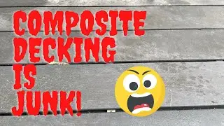 Looking over a Composite Decking Needing to be Replaced and how it falls short.