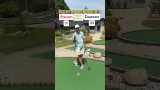 Steven vs Dawson SEMI-FINAL (Holes 13-14) - 2025 TOUR CHAMPIONSHIP #golf #minigolf #viral