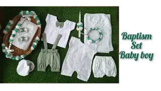 BaptiSm set for baby boy #baptism #baptismdress  #christening #christeningdress
