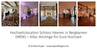 ♥️ Hochzeit Schloss Heeren Kamen  👰 🤵  Hochzeitslocation in NRW (Stolzenhoff)