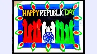 Republic day school notice board | Republic day craft ideas | Republic day decorations |