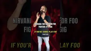 Nirvana fan requests Foo Fighters #funny #shorts