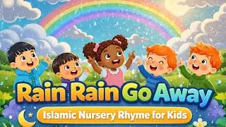 Rain Rain Go Away 🌧️ | Islamic Nursery Rhyme for Kids | Dua Song