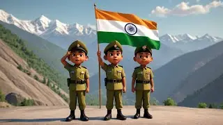 मेरा देश मेरी पहचान 🇮🇳 | Desh Bhakti Song for Kids | Indian Patriotic Cartoon Song @ArkaanKhan-w8p  