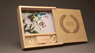 Maple Wood 6x4 Print Box with USB