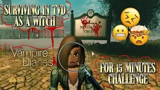 Surviving as a Witch in TVD Challenge😅 | Roblox: The Vampire Diaries