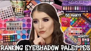 BEST AND WORST EYESHADOW PALETTES OF 2020 😱 EYESHADOW PALETTE RANKING
