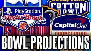 My College Football Playoff And New Year's Six Bowl Predictions | College Football 2022