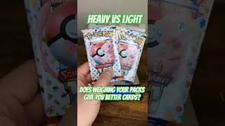 Heavy vs Light Pok&eacute;mon Card Packs: The Ultimate Test #shorts #pokemoncommunity #pokemon
