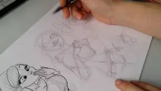 Primeros pasos para ser dibujante de cómic: dibujando con esquema 2. Entintado