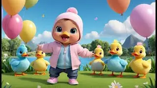 Baby Duck Number Dance | Fun Counting Nursery Rhyme for Kids | Baby Learning Song