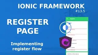 Ionic Tutorial #13.5 - Register Page - Implementing user register flow