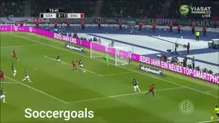 Jamie Vardy backheel goal vs Germany