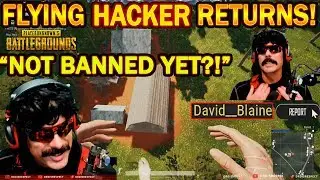 DrDisrespect & VSNZ Killed By FLYING PUBG HACKER! + Spectates & Reports Him!