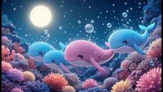 Whales Go Dancing Under the Moon | Fun Ocean Dance Nursery Rhyme | Educational Kids Songs