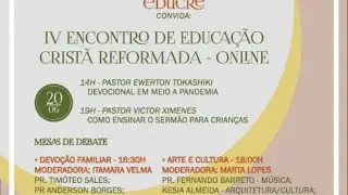 IV EDUCRE - Devocional em Meio a Pandemia | Rev. Ewerton Tokashiki