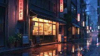 Rainy Tokyo Alley 🌧️🎧 | Late Night Lofi Vibes to Relax & Unwind