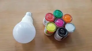 Best out of waste fuse bulb#led bulb home decoration ideas#shorts#youtubeshorts