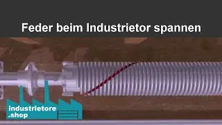 Industrie Sektionaltor - Federn spannen - Beispielvideo