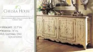 Chelsea House 380055 French Country Bufft Console Table