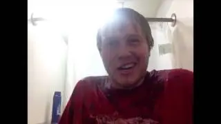 Cicabe dumps ice water on his head for fun