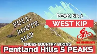 Pentland Hills mtb. 5 Peaks. FULL ROUTE MAP. GPX ROUTES INCLUDED. Downhill MTB. Scotland.
