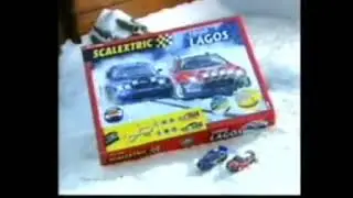 📺 Anuncio SCALEXTRIC Efecto NIEVE 🚗💨 Publicidad SCX TECNITOYS en TV Circuito 1000 Lagos