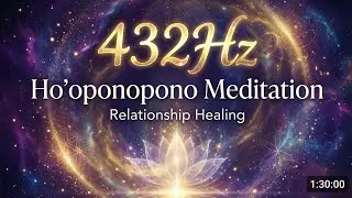 432Hz Ho'oponopono Meditation for Relationships | Universal Frequency | Cosmic Healing