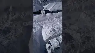 Heavy Snowfall in Keylong