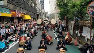 天城連峰太鼓さん演奏【4K】西浅草 八幡神社 例大祭2024年