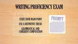 Writing Proficiency Exam Introduction