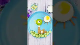 Hello Ducky Food Art & Super Easy Oven Baked Sunny Eggs Recipe (Short Version)