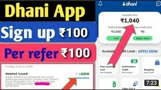 Dhani app biggest loot signup pe flat 150 per refer 100 flat instantly 100% withdraw  dhani loot all