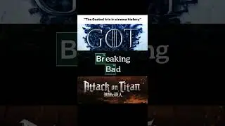 Goated trio🐐🐐🐐 #aot #breakingbad #gameofthrones #shorts #fyp