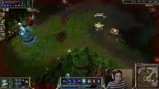 Bjergsen plays Zilean vs Syndra mid lane