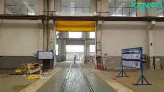 Industrial automatic stacking high speed door for big size opening in warehouse or factory