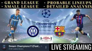 BAR vs INT DREAM11| Barcelona vs Inter| Dream11 Analysis|