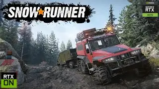 SnowRunner &ndash; YAR 87 Tows Prototype Exploration Unit to Island Lake | Radar Scan #offroad #snowrunner