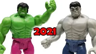 60 лет коллекционных фигурок Халка &mdash; Халк 2021 &mdash; Marvel Legends Incredible Hulk Retro Figures