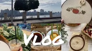 Knitting vlog 🧶يوميات حائكة 🍁مذكرات حرفية#coffee #knitting #vlog #يوميات #تريكو #knittingvlog 