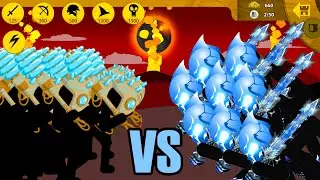 NEW SKINS GIANT BOSS DEEPSKYBLUE VS GIANT VOLTAIC | STICK WAR LEGACY