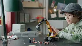 Lego Gul gravemaskin 60420