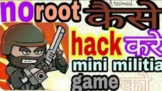 OMG!! Hack mini militia in 20 second everything unlimited easy method 2018||Mod       Games,ModGames