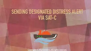 Sending designated distress alert via Sat-C