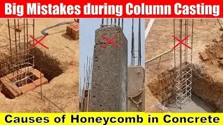 mistakes|big mistakes during column casting| Column concreting k time kya mistakes hota Hain|||