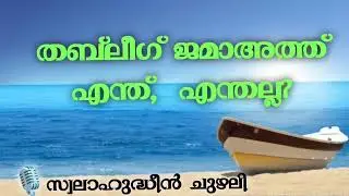 തബ്‌ലീഗ് ജമാഅത്ത് എന്ത് എന്തല്ല? 🎙️Salahudheen chuzhali
